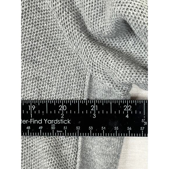 EUC J.Jill women's textured wool/silk blend sweater, light gray, size XL - Picture 8 of 9